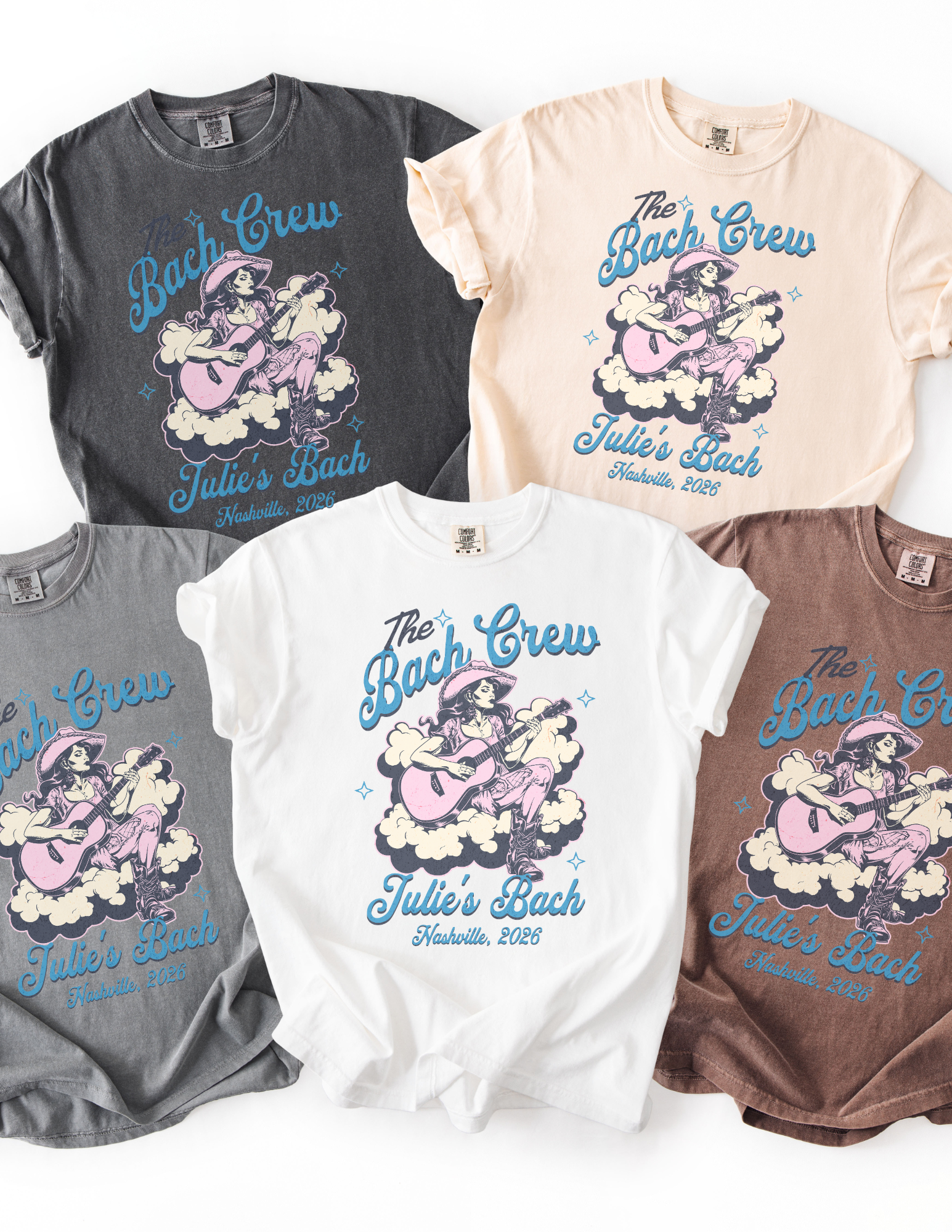 Custom Vintage Cowgirl Bachelorette Party Shirt