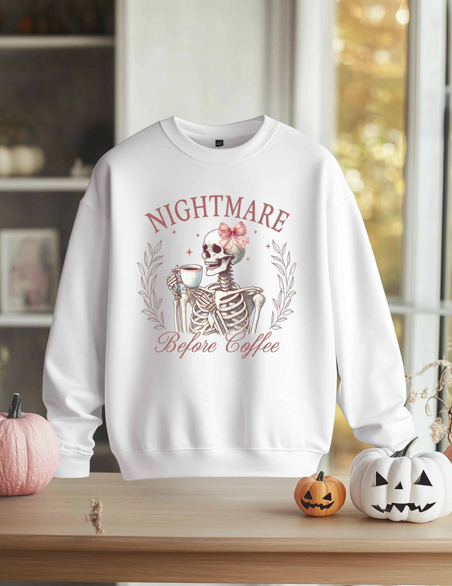 Nightmare Before Coffee Halloween Sweatshirt