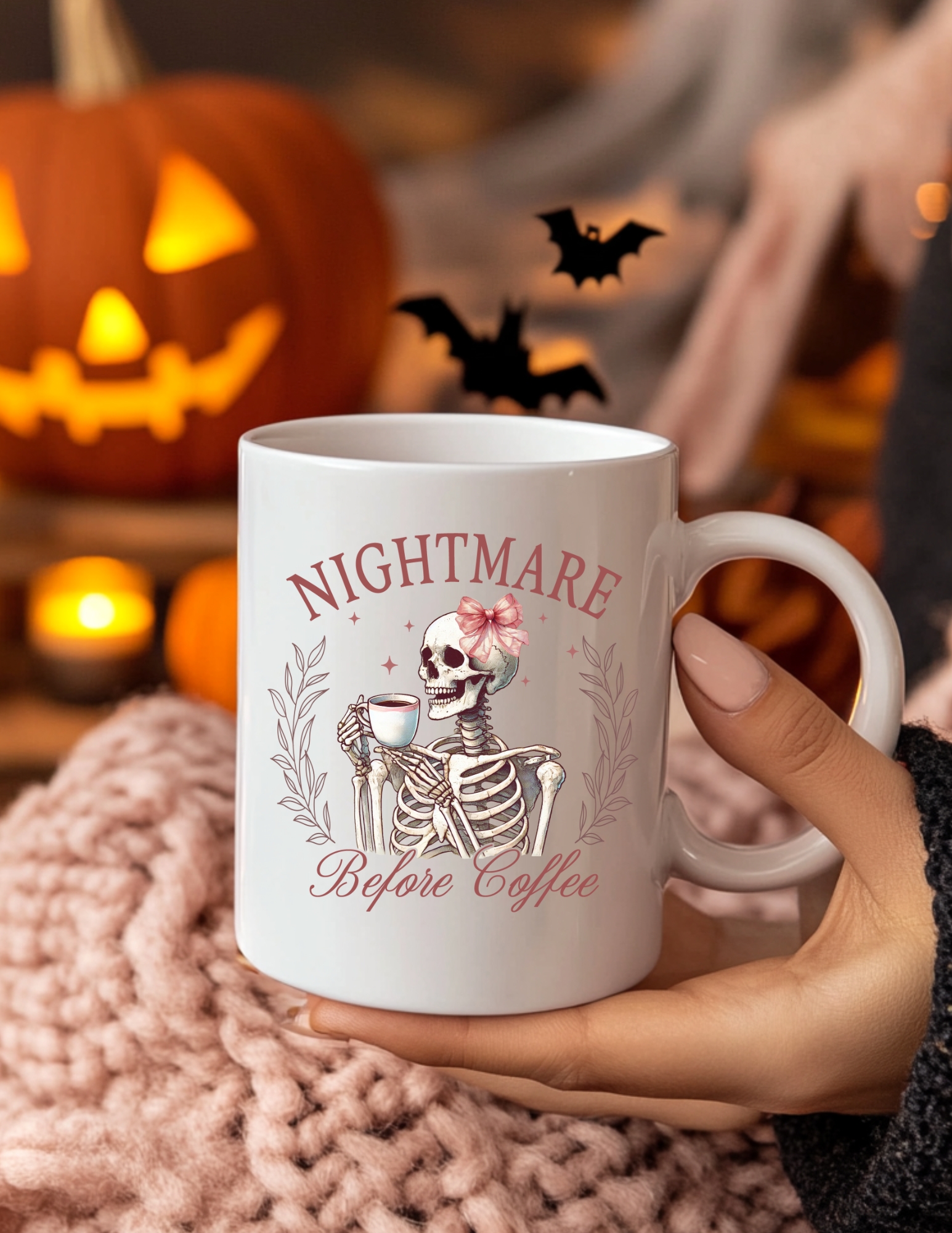 Personalized Nightmare Before Coffee Mug