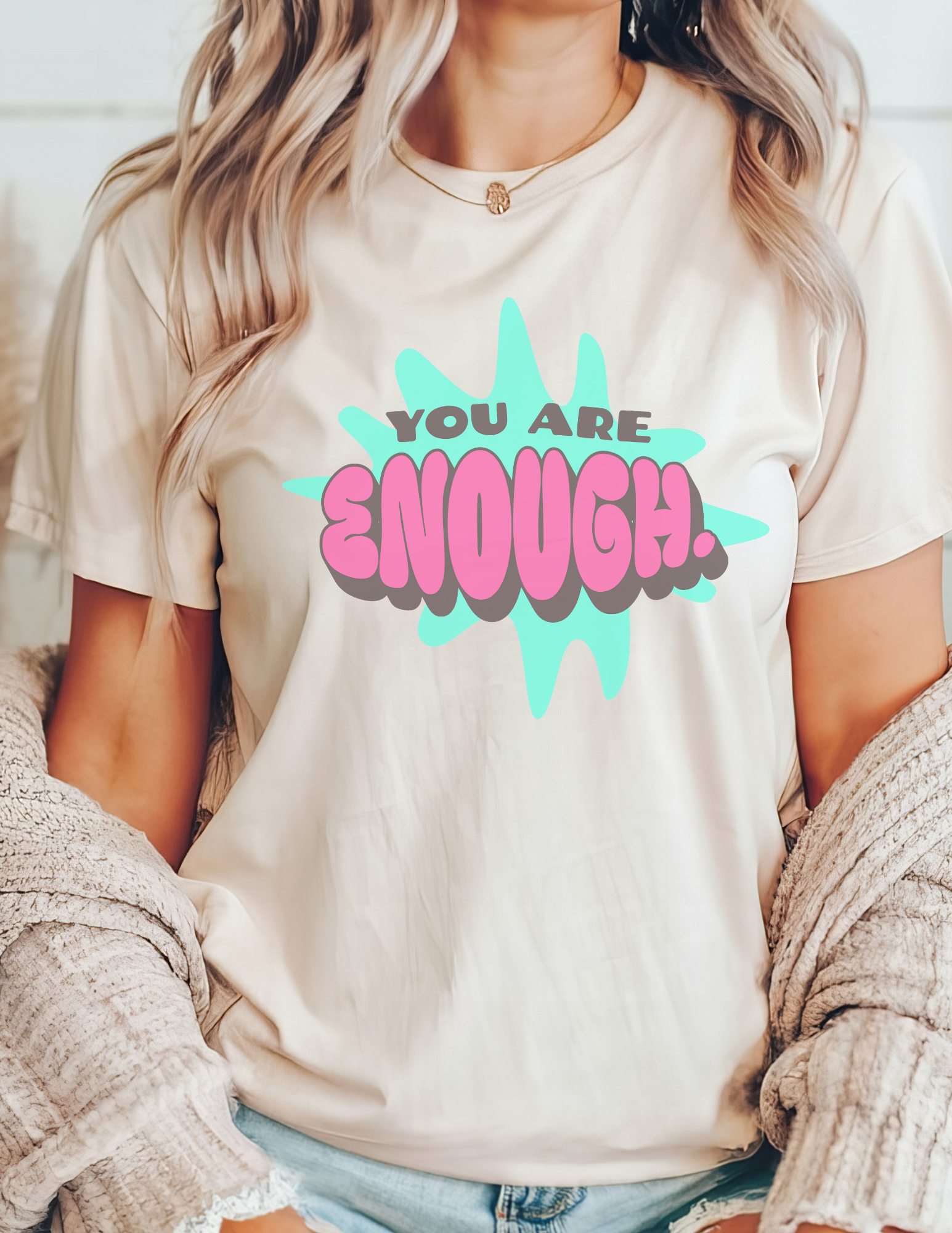 You Are Enough Retro T-Shirt