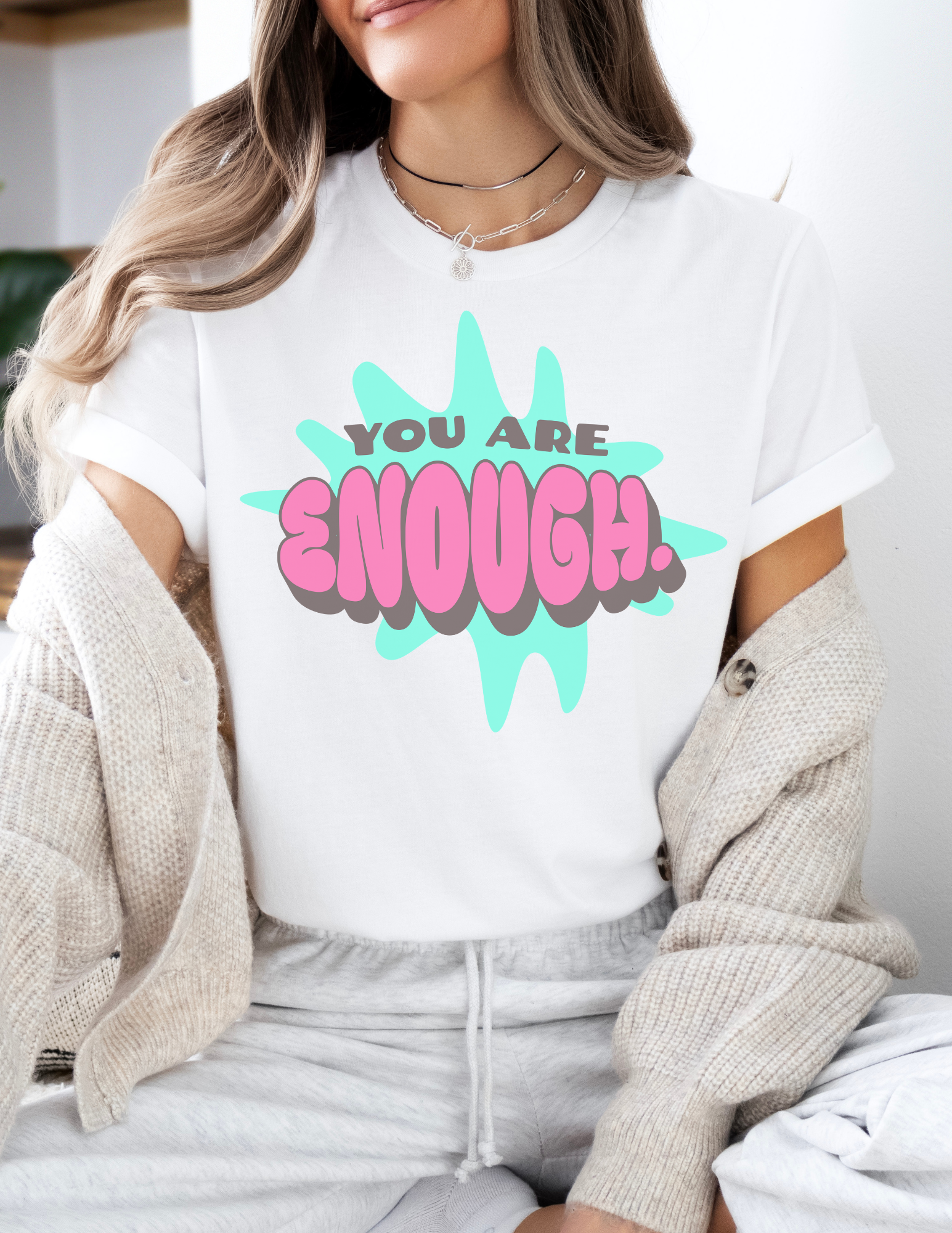 You Are Enough Retro T-Shirt