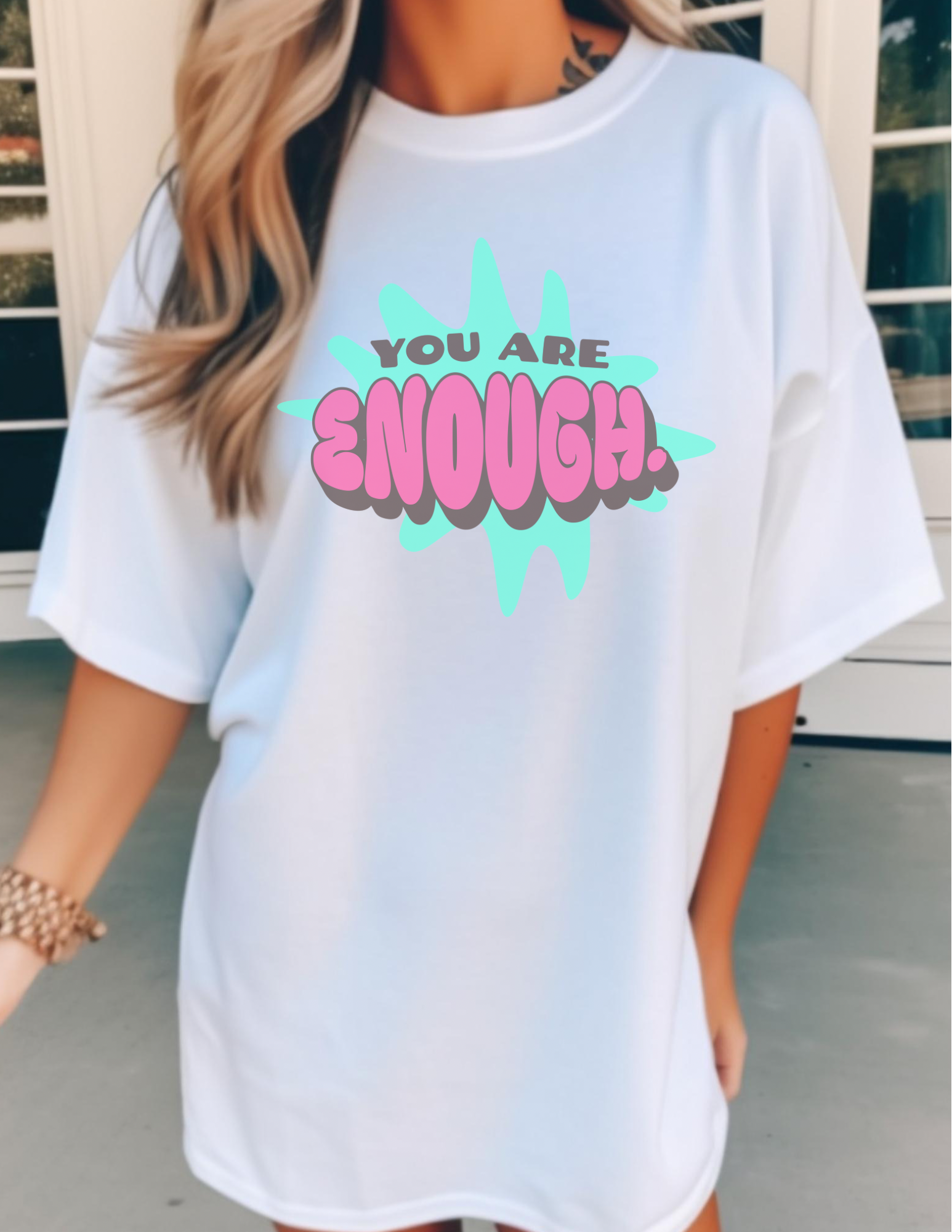 You Are Enough Retro T-Shirt