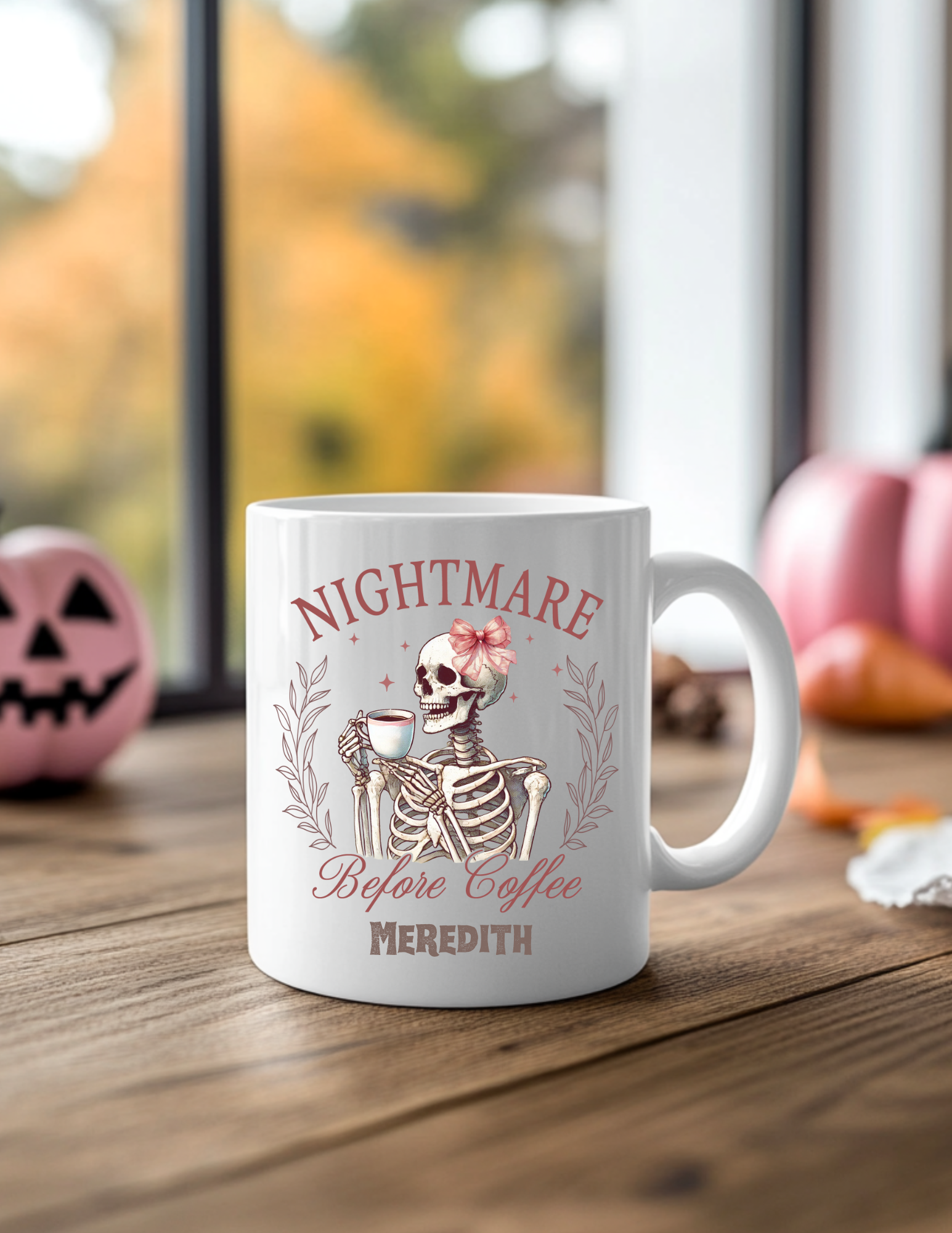 Personalized Nightmare Before Coffee Mug