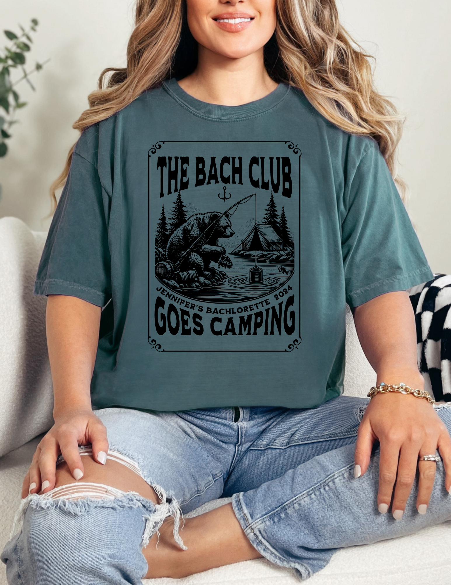 The Bach Club Bachelorette Camping Trip T-Shirt