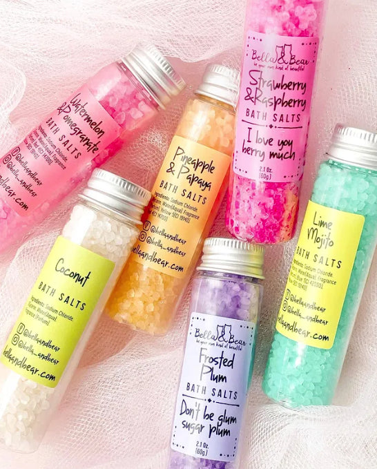 Bella Bear Paradise Fruits Bath Salts Gift Set of 6 - Mkay Style