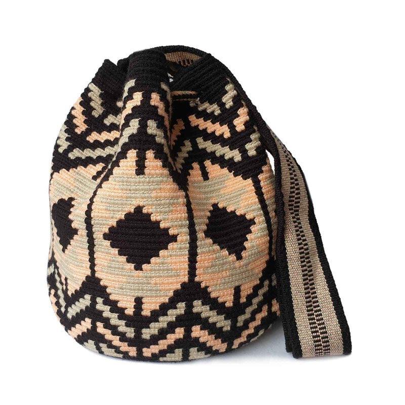 Sweet & Salty Lombia Handmade Wayuu Crossbody Bag (Size M) - Mkay Style