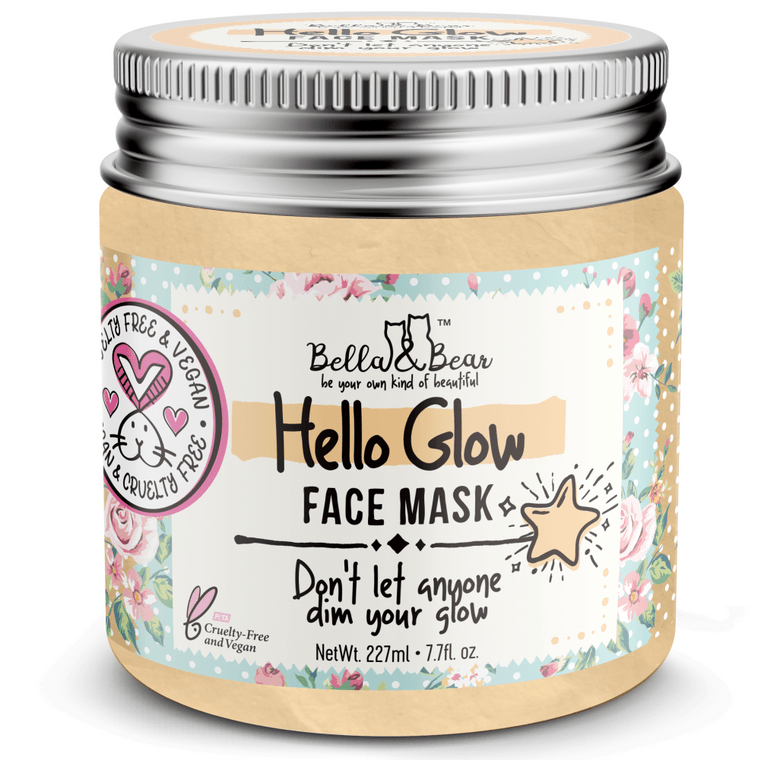 Vegan Bella Bear Hello Glow Face Mask - Mkay Style